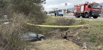 Kastamonu'da menfeze devrilen otomobildeki 1 kişi öldü, 4 kişi yaralandı