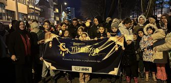 Kastamonu'da ramazan ayı dolayısıyla fener alayı düzenlendi