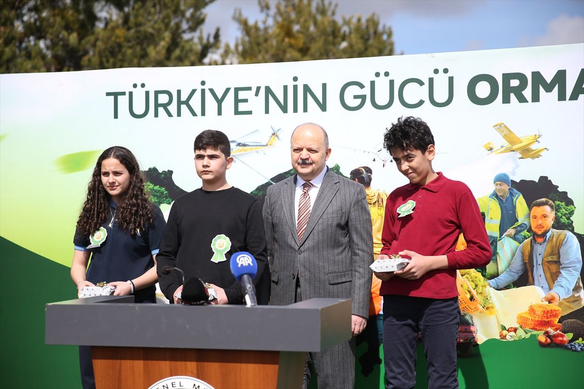 Kastamonu'da 'Türkiye'nin gücü orman' programında 1340 fidan dikildi