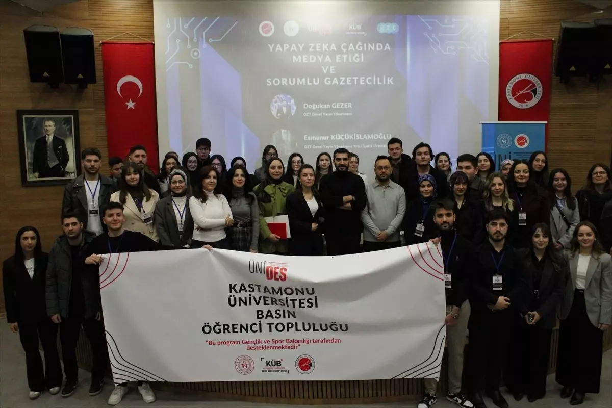 Kastamonu'da 'Yapay Zeka Çağında Medya Etiği' paneli düzenlendi