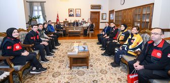 Kastamonu Valisi Dallı, 112 Acil Çağrı Merkezi personeliyle bir araya geldi