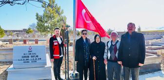 Kayseri Aile ve Sosyal Hizmetler İl Müdürü Çıngır'dan şehit kabrine ziyaret
