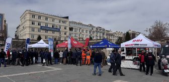 Kayseri'de 1-7 Mart Deprem Haftası kapsamında stant açıldı