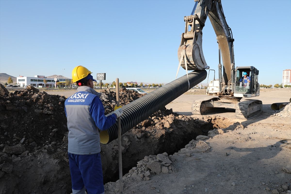 Kayseri'de 2025'te atık su şebeke hattı için 718 milyon 504 bin liralık yatırım yapıldı