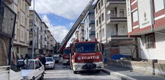 Kayseri'de apartmanın bacasında çıkan yangın söndürüldü