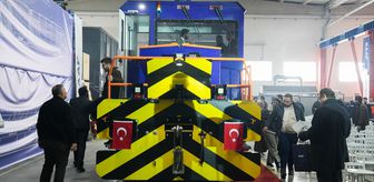 Kayseri'de bataryalı manevra lokomotifinin tanıtımı yapıldı
