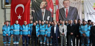 Kayseri'de belediye başkanları personelle bayramlaştı