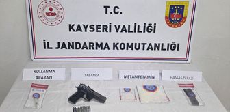 Kayseri'de düzenlenen uyuşturucu operasyonunda 1 şüpheli yakalandı