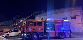 Kayseri'de et işleme tesisinde çıkan yangın hasara yol açtı