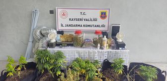 Kayseri'de jandarma 2 kilo 470 gram uyuşturucu ele geçirdi