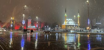 Kayseri'de kar yağışı etkili oluyor