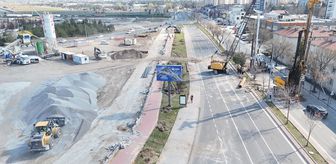 Kayseri'de Kartal Katlı Kavşağı ve Bağlantı Yolları Projesi'nde çalışmalar sürüyor