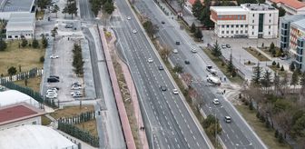 Kayseri'de Talas Bulvarı'ndaki yol çalışmaları tamamlandı