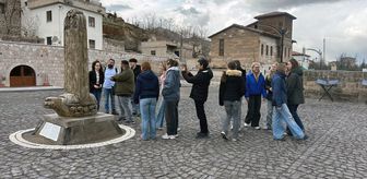 Kayseri'de Talas ilçesini uluslararası ziyaretçiler gezdi