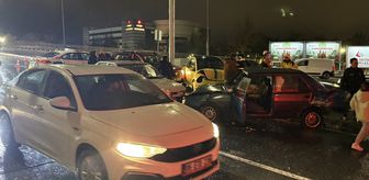Kayseri'deki zincirleme trafik kazasında 2 kişi yaralandı