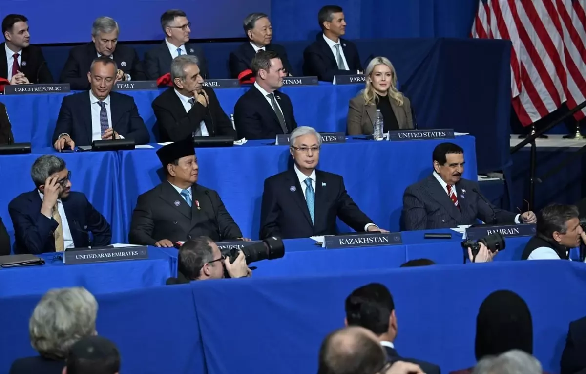 Kazakistan Cumhurbaşkanı Tokayev, Gazze Barış Kurulu'nun ilk toplantısında konuştu Açıklaması