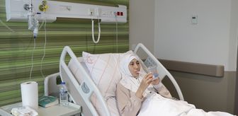 Kazakistanlı kadının karnından yaklaşık 45 santimetrelik tümör çıkarıldı