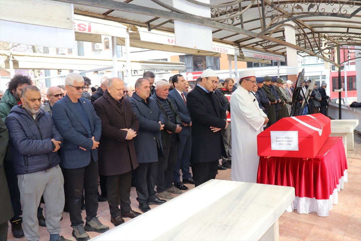 Kıbrıs gazisi Önbaş, Ordu'da son yolculuğuna uğurlandı