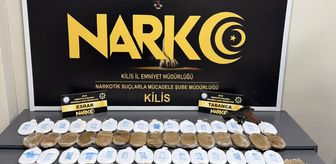 Kilis'te 17 kilo 105 gram uyuşturucu ele geçirildi