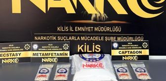 Kilis'te mezarlıkta saklanan 3 bin 679 uyuşturucu hap ele geçirildi