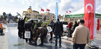 Kilis'te vatandaşlara fidan dağıtıldı
