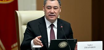 Kırgızistan Cumhurbaşkanı Caparov, AP heyetini kabul etti