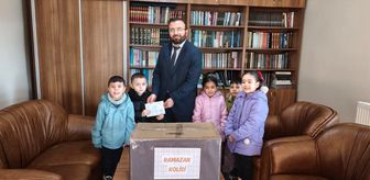 Kırıkkale'de Kur'an kursu öğrencileri yardım kolisi hazırladı