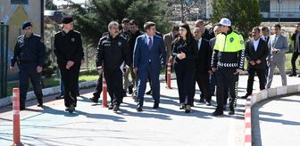Kırıkkale'de öğrencilere uygulamalı trafik eğitim verildi