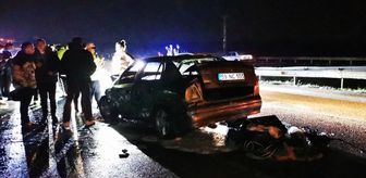 Kırklareli'nde 4 aracın karıştığı zincirleme trafik kazasında 2 kişi yaralandı