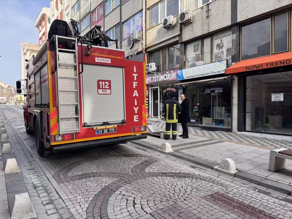 Kırklareli'nde iş yerinde çıkan yangın söndürüldü