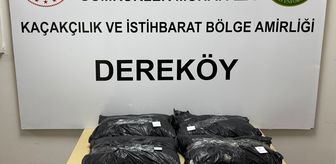 Kırklareli'nde sanığın ikrarı üzerine otobüste 3 kilo 166 gram uyuşturucu ele geçirildi