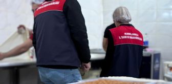 Kırklareli'nde tatlı üretimi yapan işletmelere yönelik denetim yapıldı