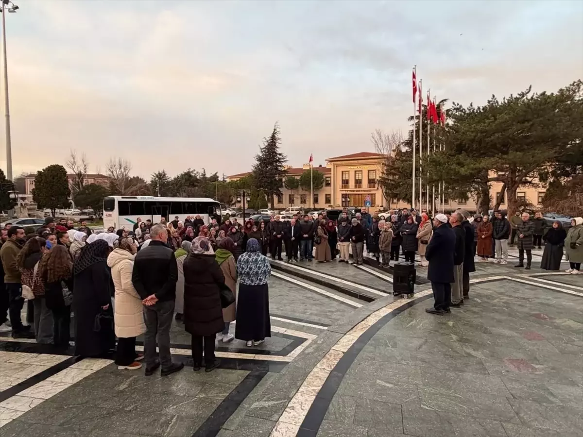Kırklareli'nde umre kafilesi kutsal topraklara uğurlandı
