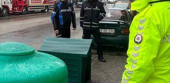 Kırklareli'nde zabıtadan kaldırım ve yol işgali denetimi