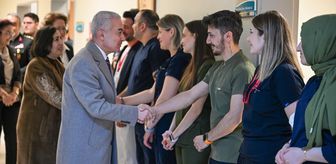 Kırklareli Valisi Turan, sağlık çalışanlarıyla bayramlaştı