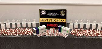 Kırşehir'de 988 sentetik ecza ile yakalanan 2 zanlı tutuklandı