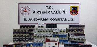Kırşehir'de gümrük kaçağı 528 paket sigara ele geçirildi