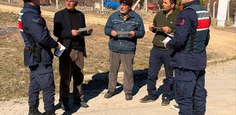 Kırşehir'de jandarma vatandaşları bilgilendirdi