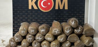 Kırşehir'de kamyonette 200 kilogram kıyılmış tütün ele geçirildi