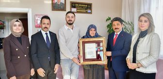 Kırşehir'de şehit ailesine Devlet Övünç Madalyası ve Beratı verildi