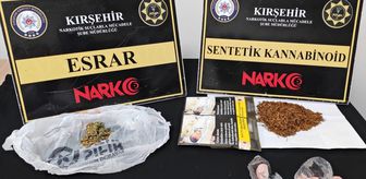 Kırşehir'de uyuşturucu operasyonunda 2 zanlı tutuklandı