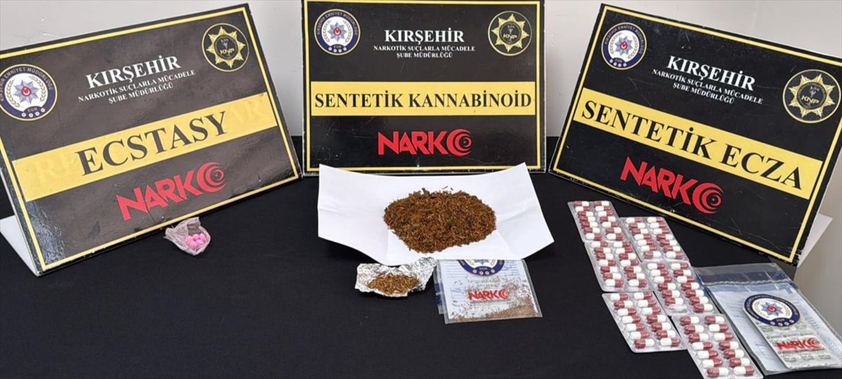 Kırşehir'de uyuşturucu operasyonunda yakalanan zanlı tutuklandı