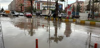 Kızıltepe'de sağanak etkili oldu