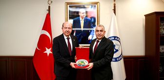 KKTC 5. Cumhurbaşkanı Ersin Tatar, ADÜ'yü ziyaret etti