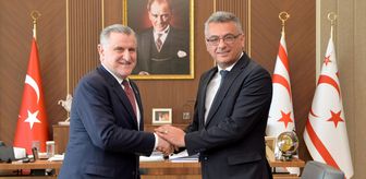 KKTC Cumhurbaşkanı Erhürman, Gençlik ve Spor Bakanı Bak ile görüştü