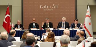 KKTC Cumhurbaşkanı Erhürman, İstanbul'da Bab-ı Ali Toplantıları'nda konuştu Açıklaması