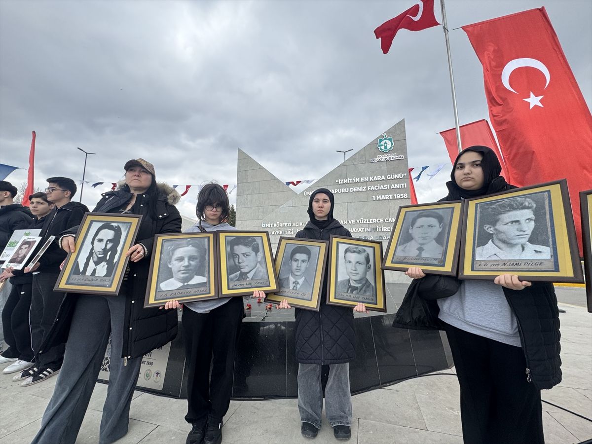 Kocaeli'de "Üsküdar Vapuru" faciasında yaşamını yitirenler anıldı
