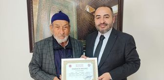 Konya'da 84 yaşındaki hafız il ikincisi oldu