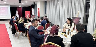 Konya'da devlet desteğiyle evlenen gençler akşam yemeğinde buluştu