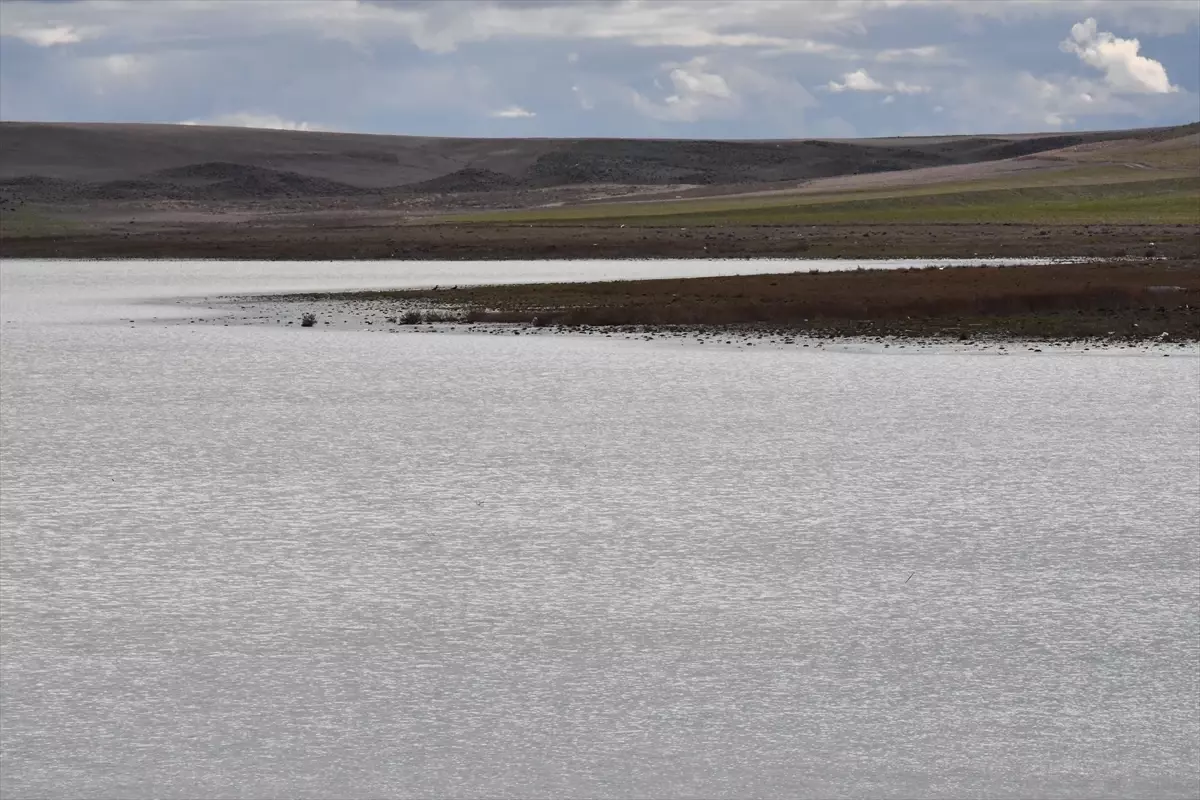 Konya'daki Küçük Göl 4 yıl aradan sonra su tutmaya başladı